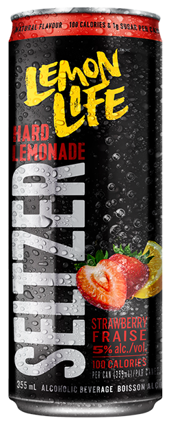 Lemon Life Seltzer - Strawberry flavor